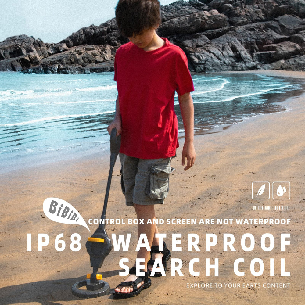 PANCKY Kids Metal Detector showing control box and handle