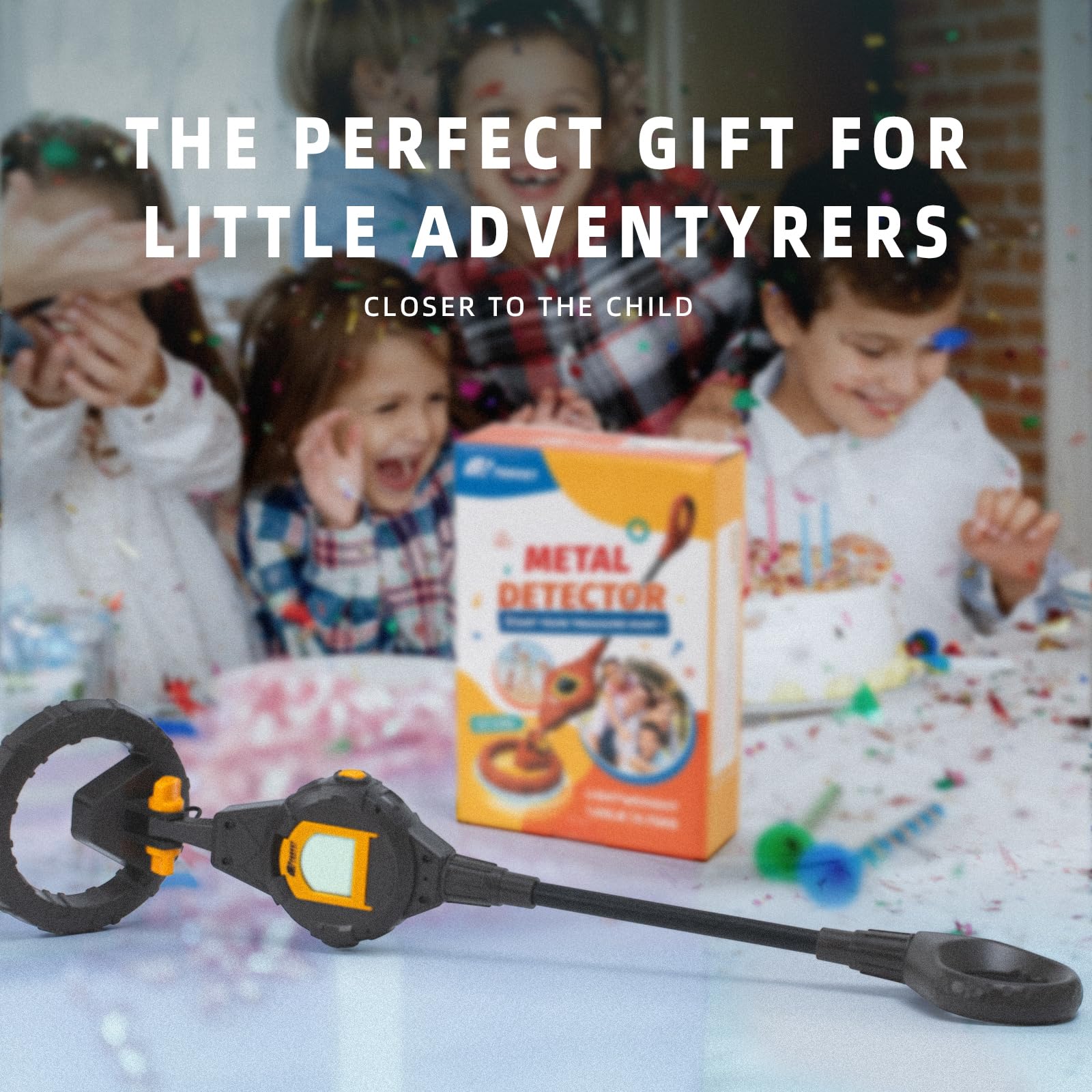 PANCKY Kids Metal Detector with included accessories and packaging