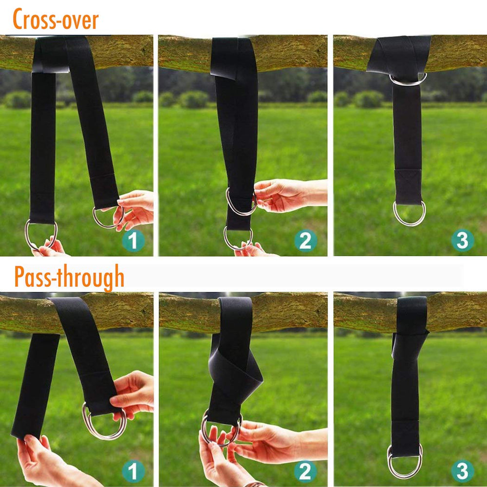 PANGAEA heavy-duty nylon straps on a swing