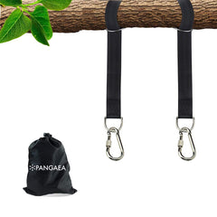 PANGAEA Tree Swing Hanging Straps Kit 10FT with carabiners