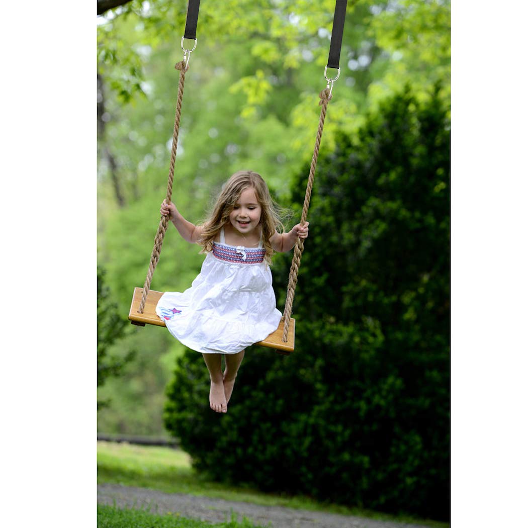 PANGAEA tree swing straps showcasing reinforced stitching