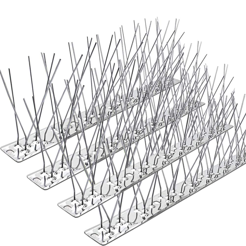 PANGCH Bird Spikes stainless steel strips front view