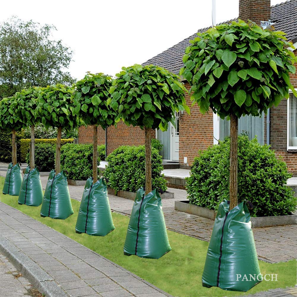 PANGCH tree watering bag fully expanded with water