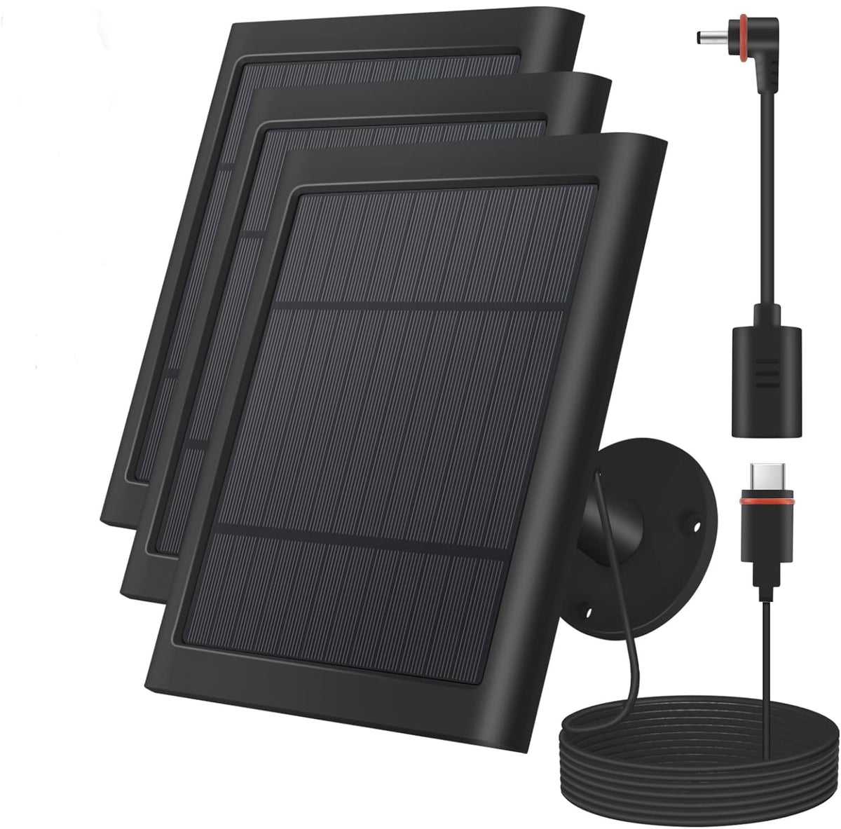Paodekua Solar Panel for Ring Camera front view