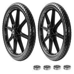 Parts Camp 20-inch flat free tire front view