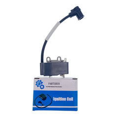 PARTSRUN Ignition Coil Kit for Echo trimmers, front view with components