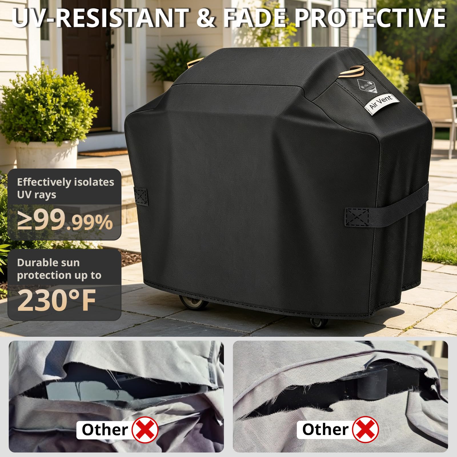PasWith 55" Grill Cover packaging