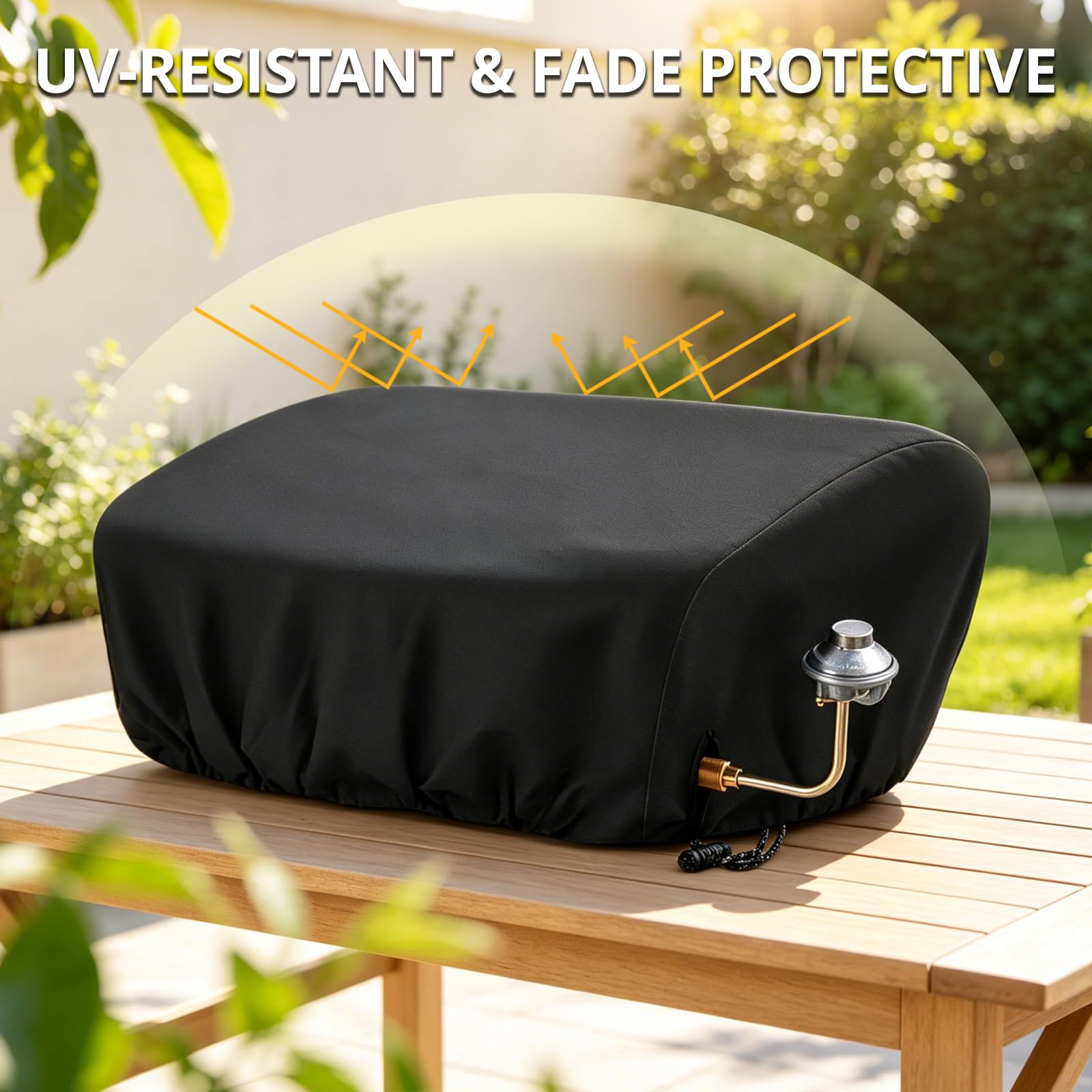 PasWith Griddle Cover close-up of tear-resistant material