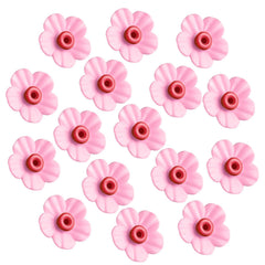 Patelai 16 Hummingbird Feeder Replacement Flowers in Pink