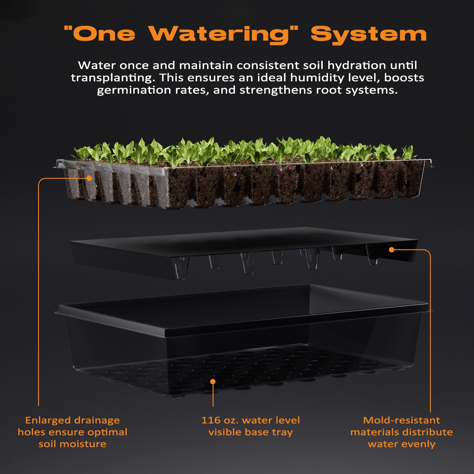 Patigrow seed starter tray showing adjustable humidity vents