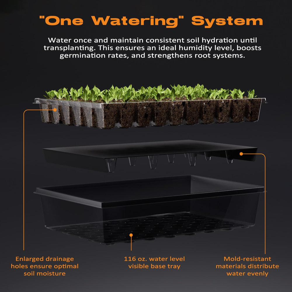 Patigrow seed starter tray showing adjustable humidity vents