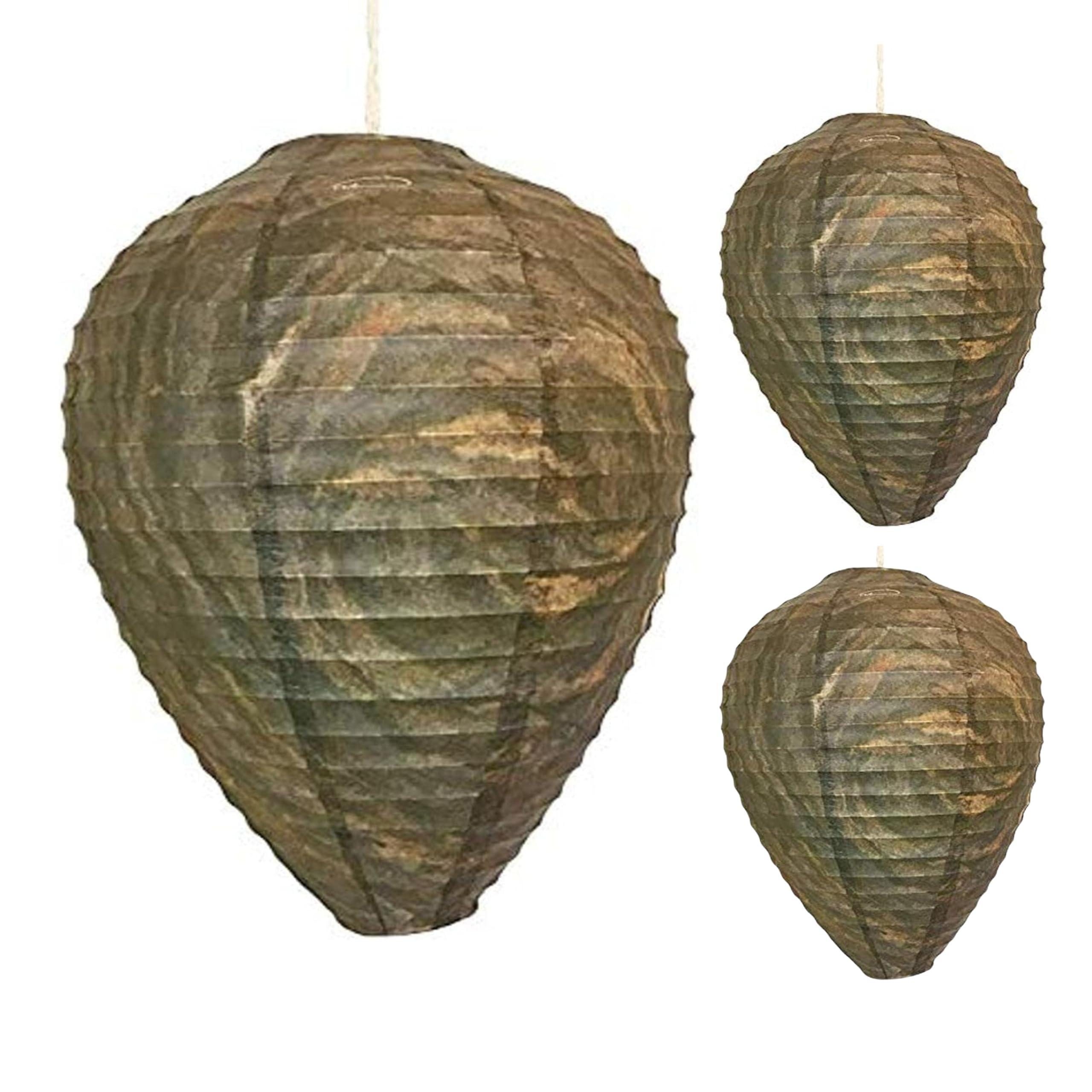 Patio Eden Wasp Nest Decoy 3 Pack front view