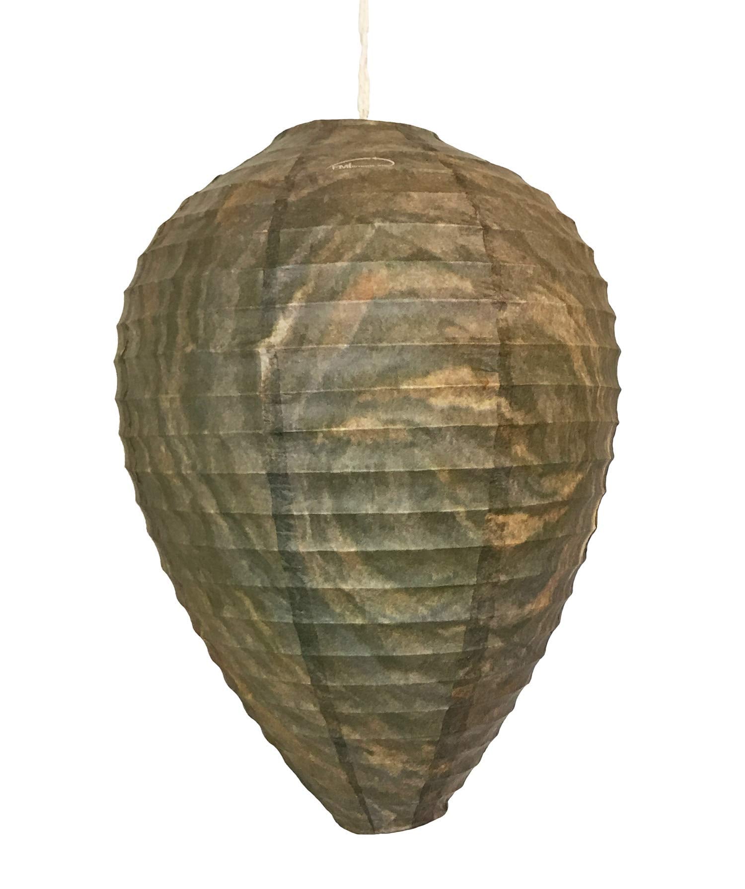 Patio Eden Wasp Nest Decoy in outdoor use scenario