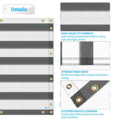 Patio Privacy Screen in a balcony setting