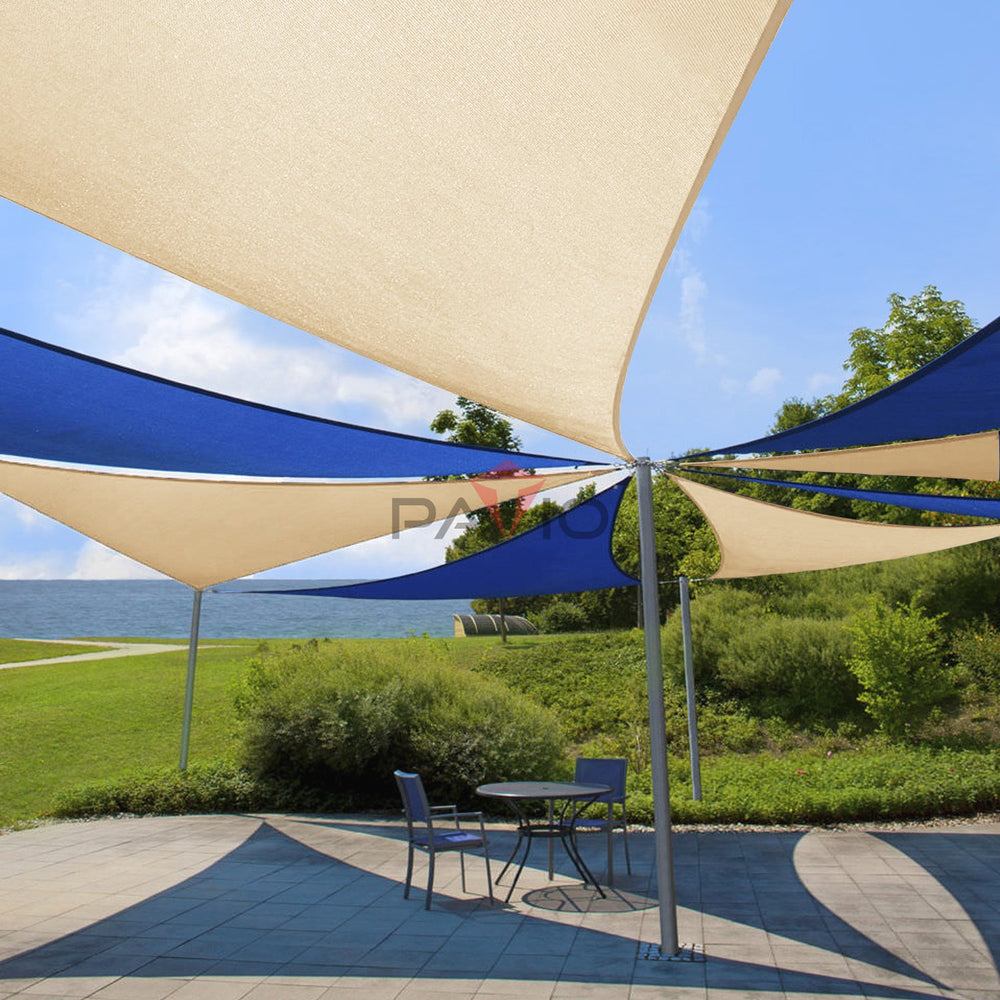 Patio Sun Shade Sail showing curved edges