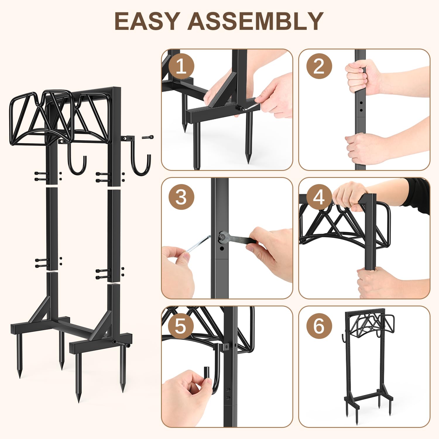 Patiobay garden hose holder assembly instructions