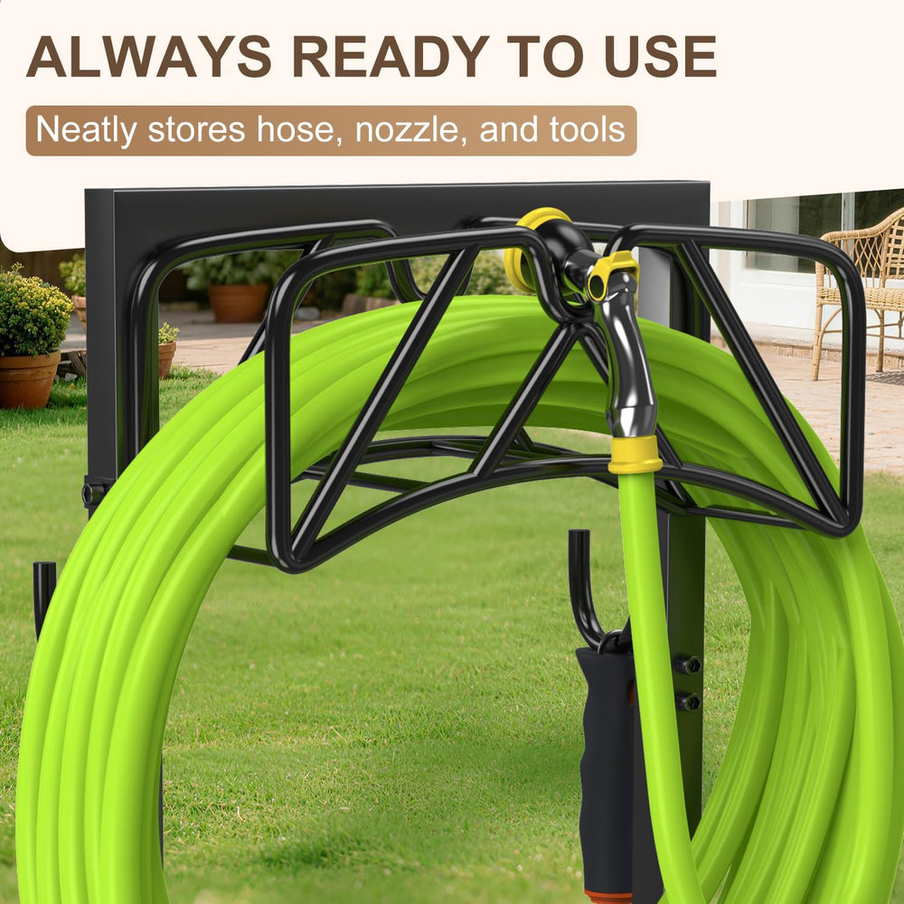 Patiobay garden hose holder with anchoring spikes visible