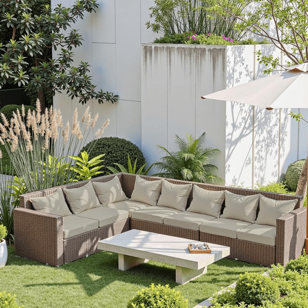 PatioGlow seat cushion showing thickness and texture