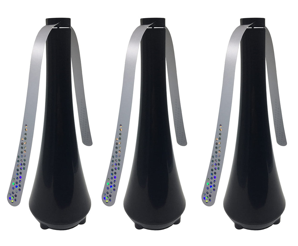 PATIOSIR Fly Swatter 3-Pack, black fans front view