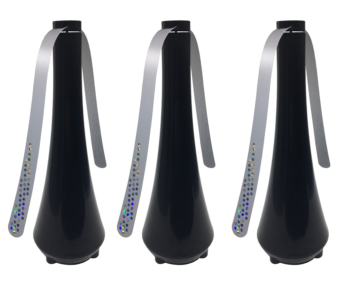 PATIOSIR Fly Swatter 3-Pack, black fans front view