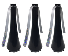 PATIOSIR Fly Swatter 3-Pack, black fans front view