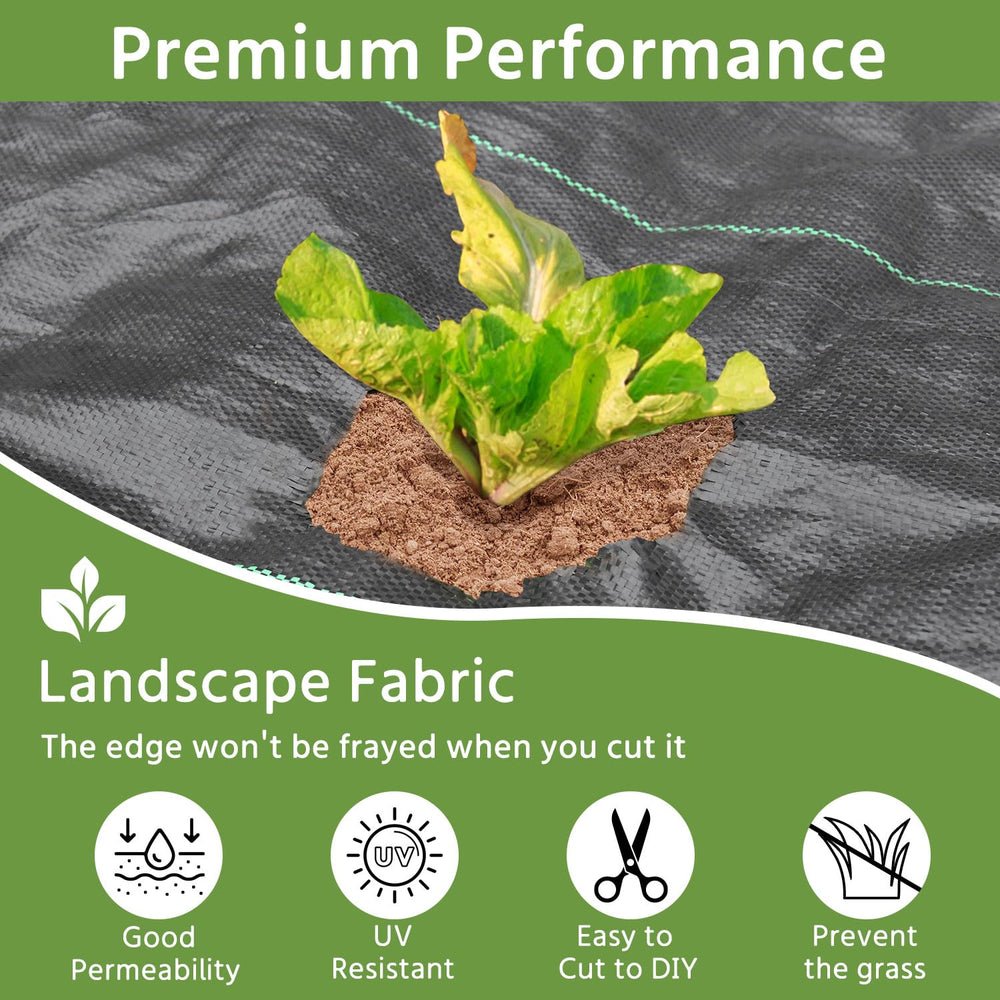 Pattiumo Weed Barrier Fabric installed in garden