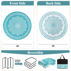 Pauwer Outdoor Rug folded with carrying bag