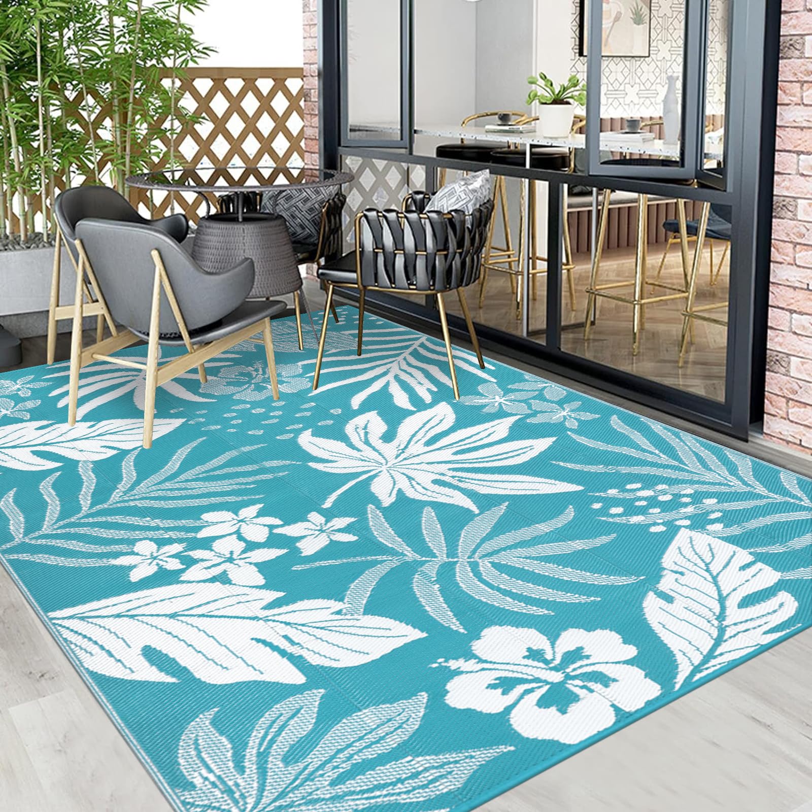 Pauwer outdoor rug lightweight and portable