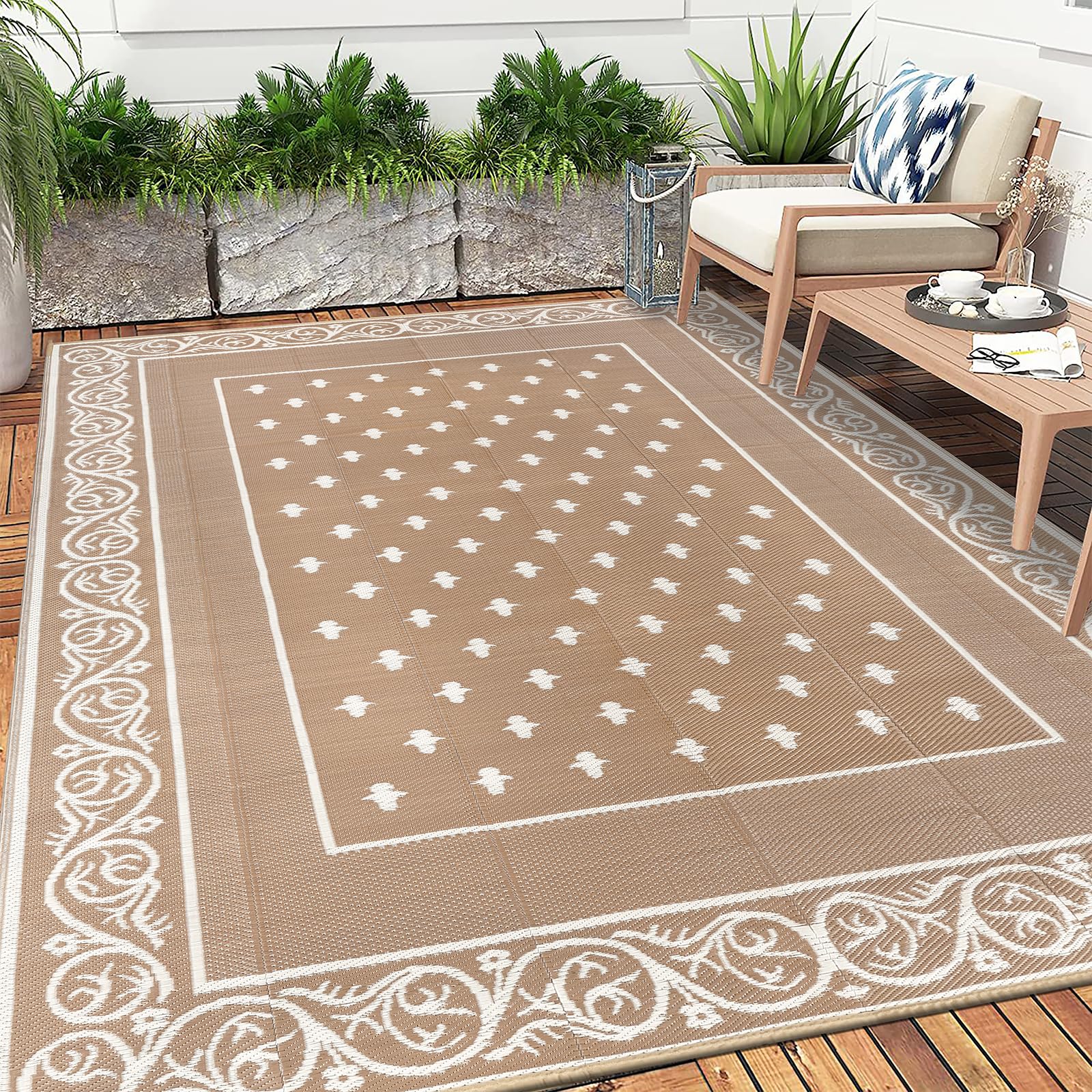 Pauwer rug rolled up for easy storage