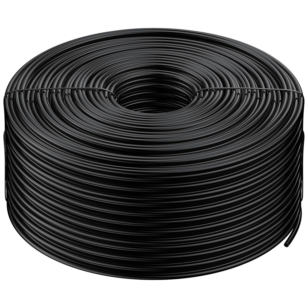 Pawfly 500 ft 1/4" drip irrigation tubing roll in black