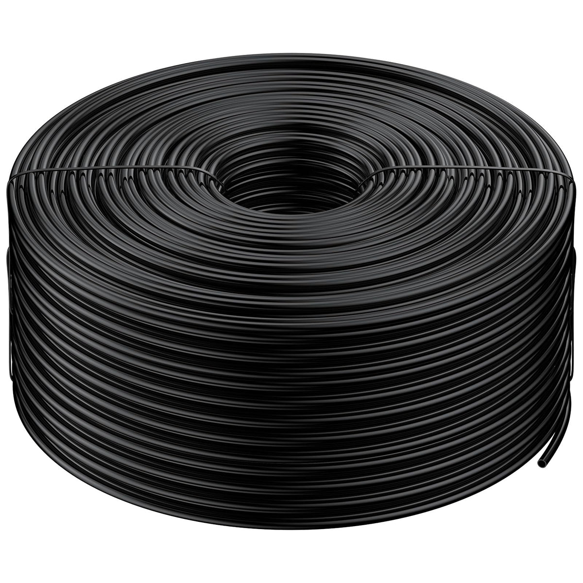 Pawfly 500 ft 1/4" drip irrigation tubing roll in black