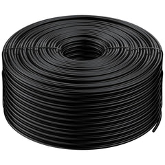 Pawfly 500 ft 1/4" drip irrigation tubing roll in black