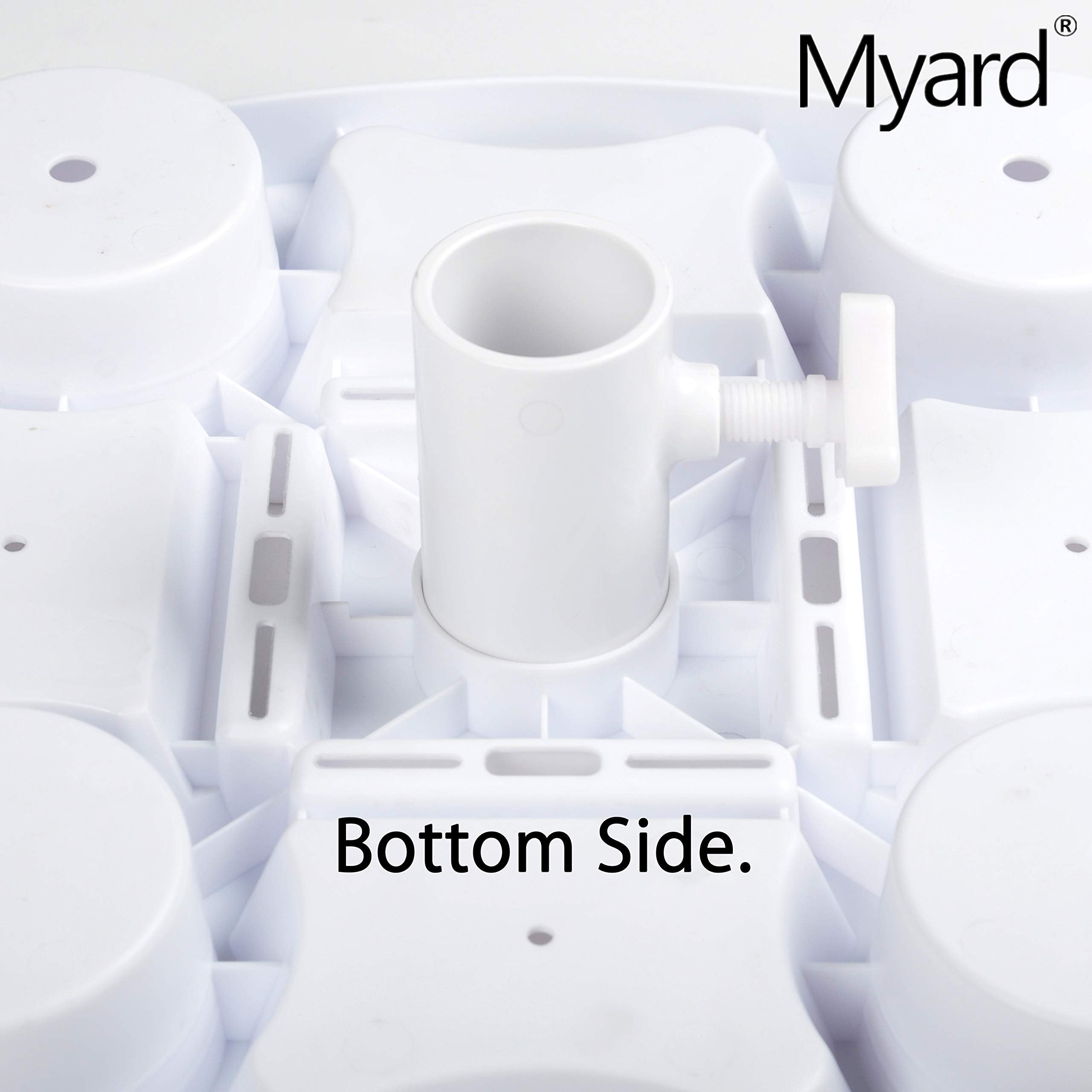 PayandPack Umbrella Table Tray with sunglasses and phone slots