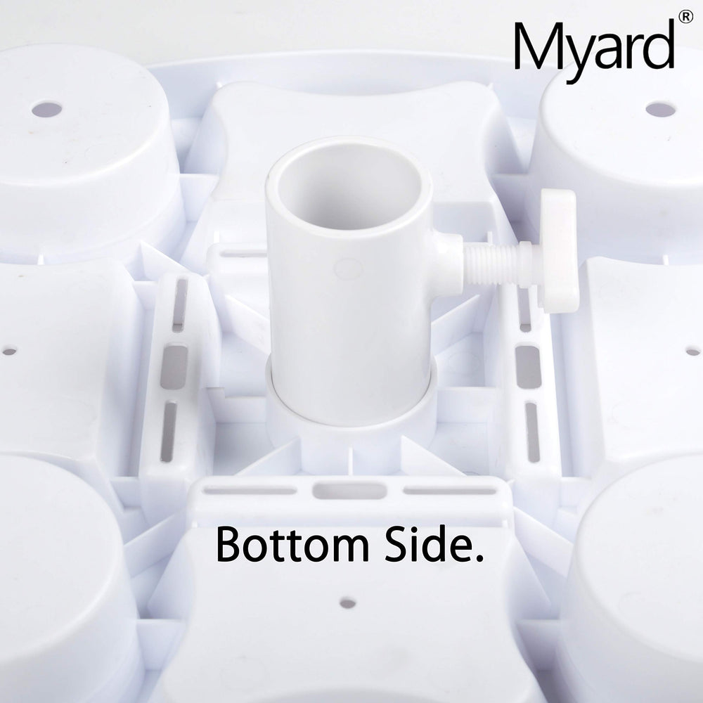 PayandPack Umbrella Table Tray with sunglasses and phone slots