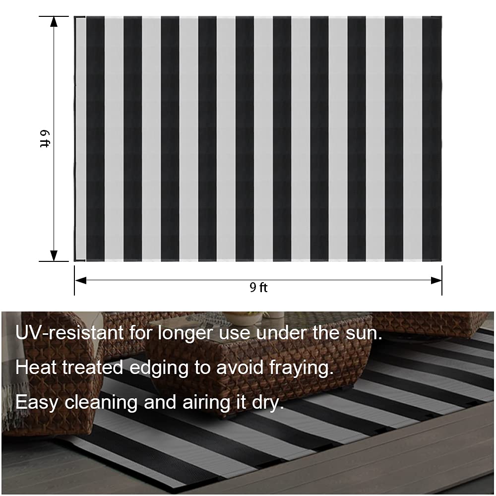 Pcinfuns outdoor rug on patio setting