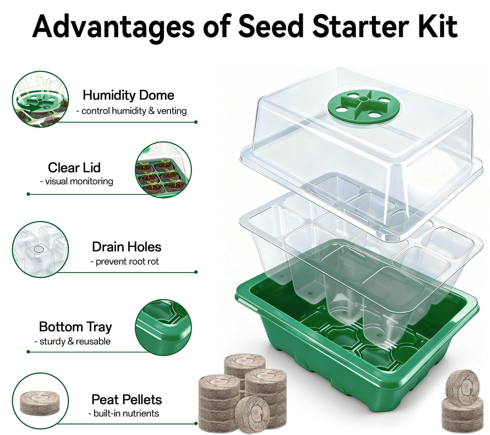 Peat pellets included in the Halatool Seed Starter Kit