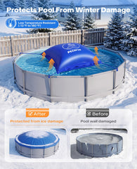 Pechfun Pool Pillow double-layer PVC material close-up