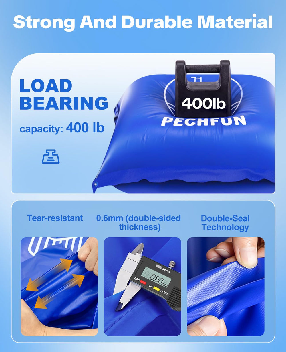 Pechfun Pool Pillow packaging with accessories