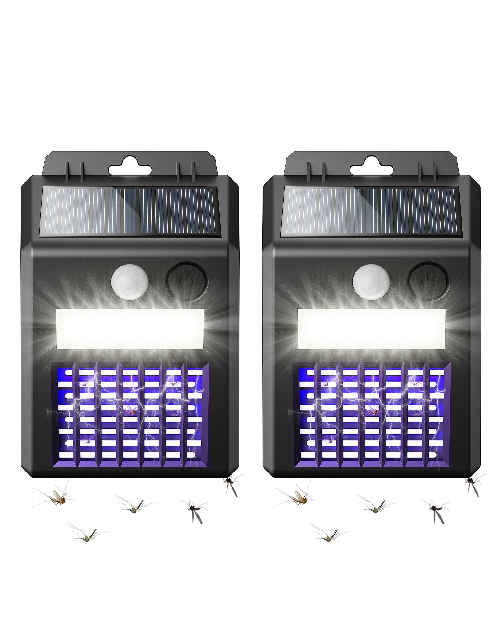 Peepst Solar Bug Zapper Outdoor front view with UV light