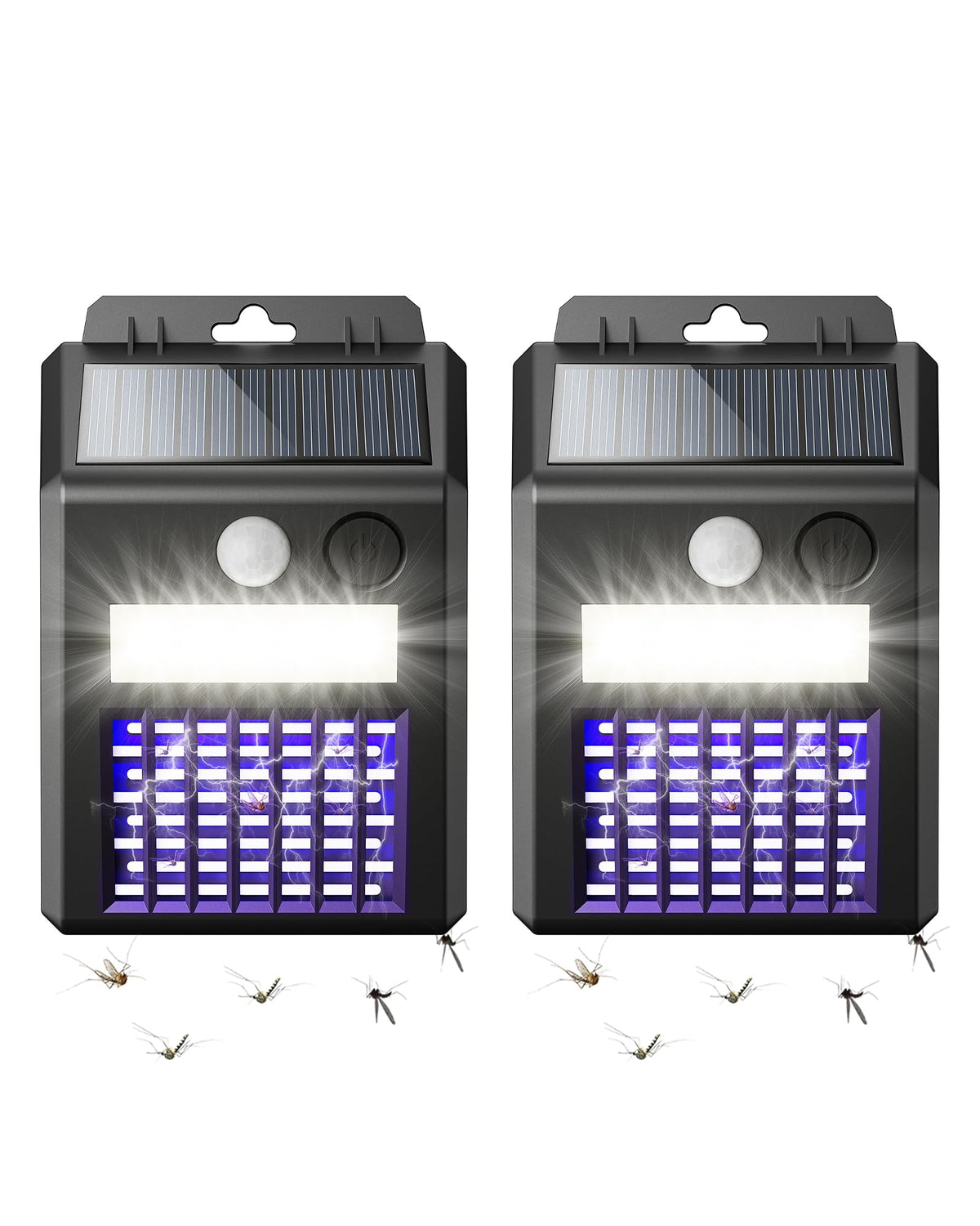 Peepst Solar Bug Zapper Outdoor front view with UV light
