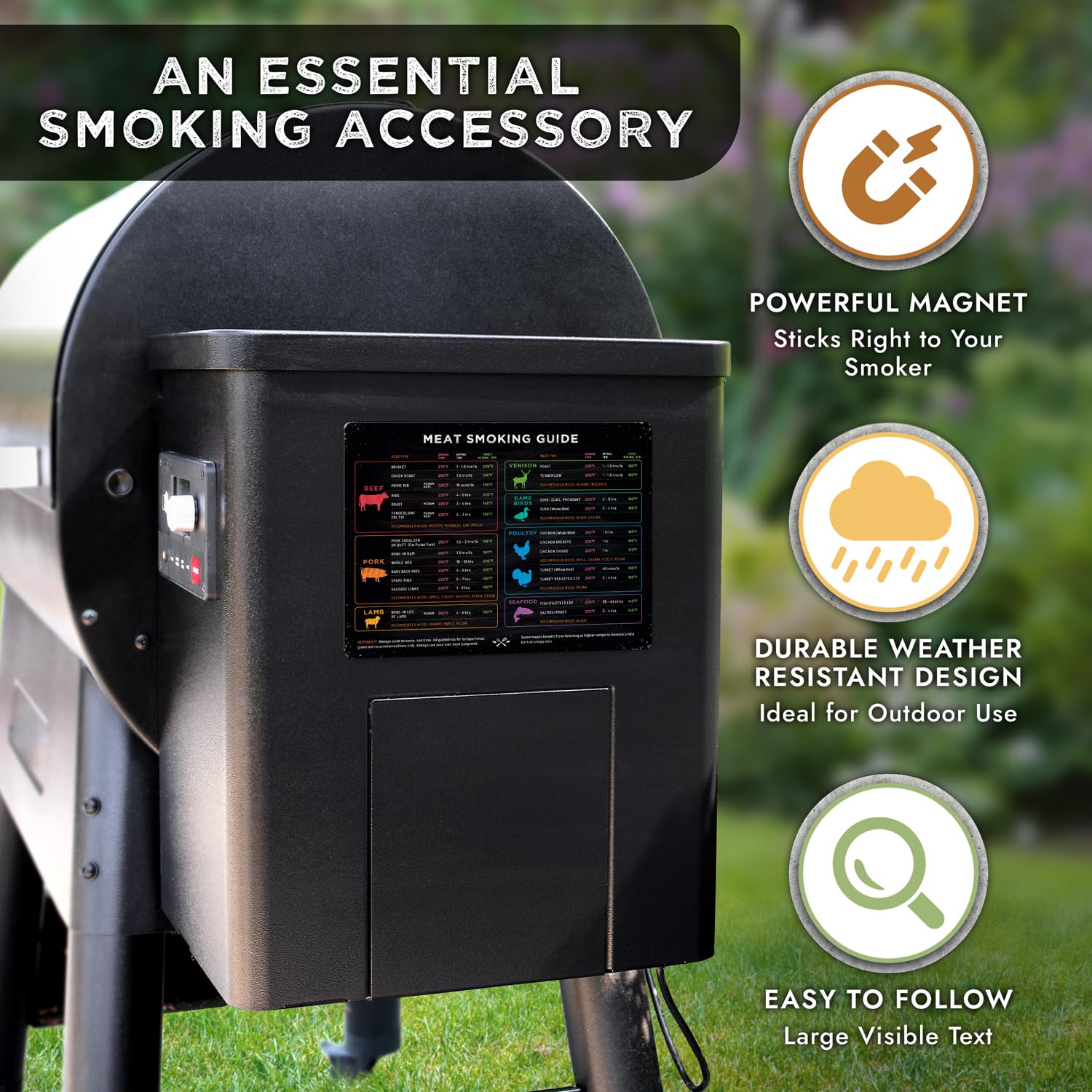 Pellet Smoker Tube included with Levain & Co Cheat Sheet
