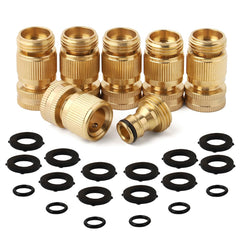 PELTEFLU Garden Water Pipe Quick Connect solid brass fittings front view