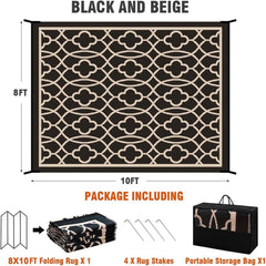 Pendolr Outdoor Rug 8x10 ft detailed fabric texture
