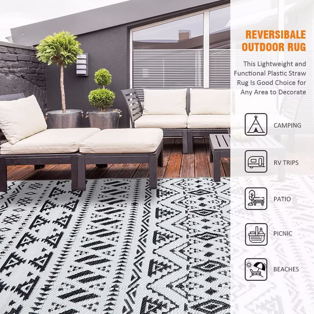 Pendolr Outdoor Rug 9'x12' packaging dimensions