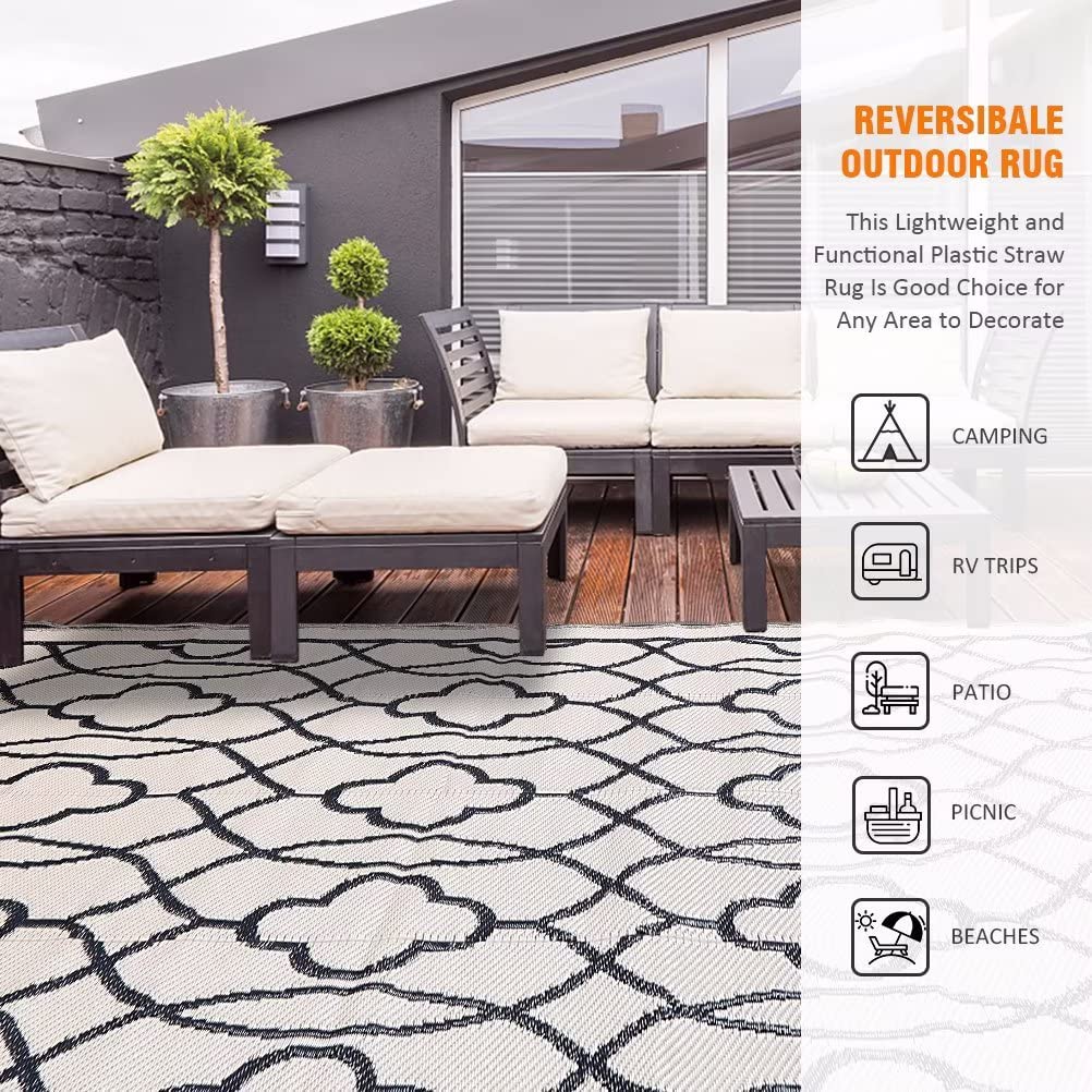 Pendolr outdoor rug with UV protection detail