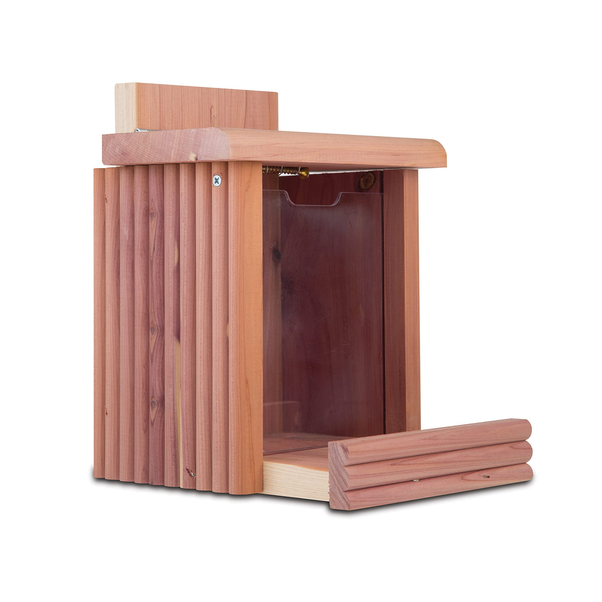 Pennington Cedar Squirrel Snacker Feeder front view