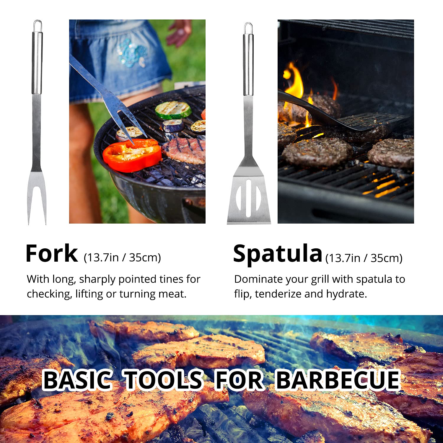 penobon BBQ spatula with bottle opener close-up