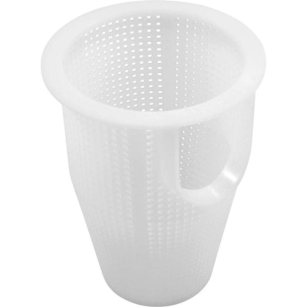 Pentair 070387 strainer basket front view, black plastic