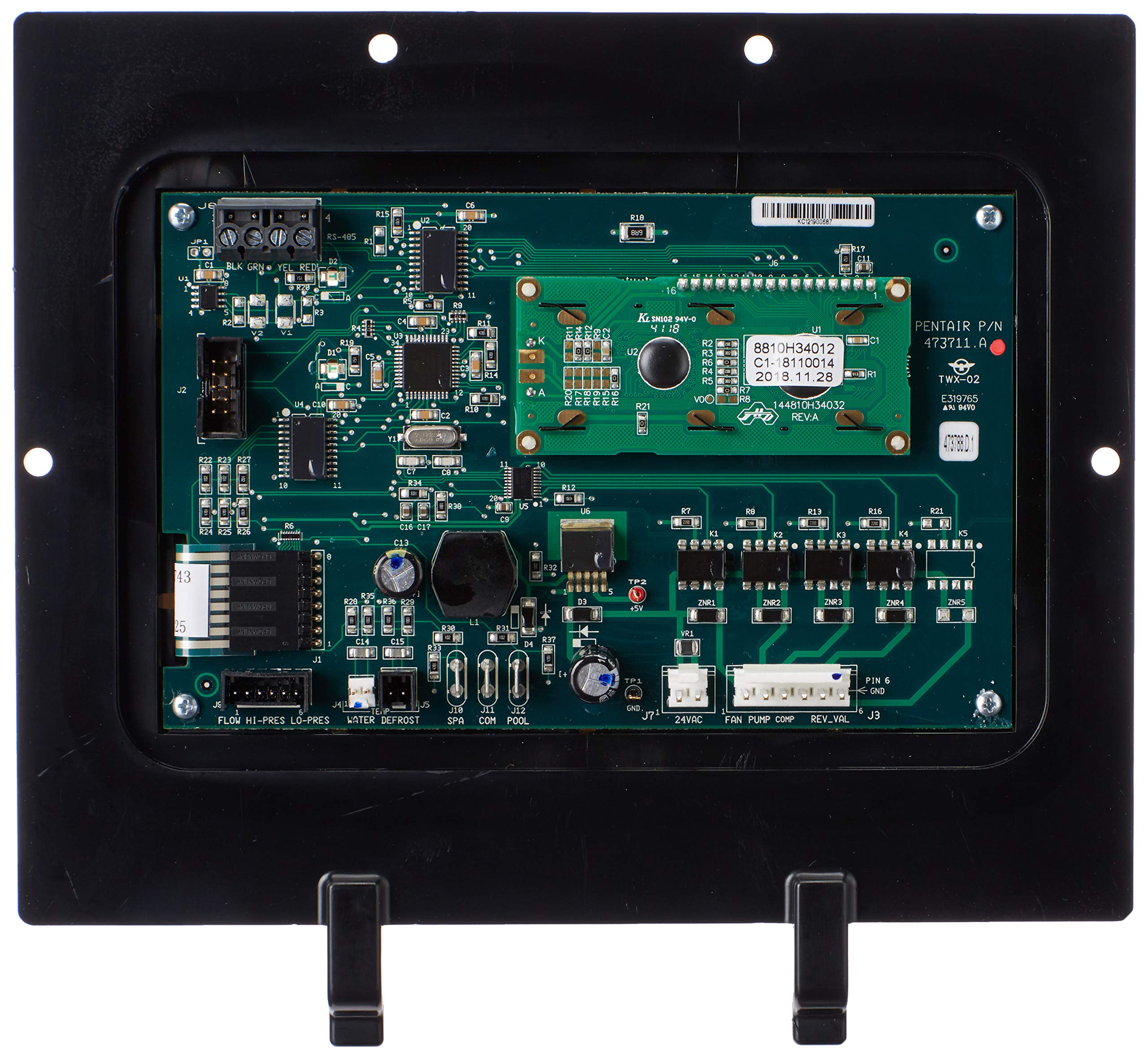 Pentair Auto Heat Control Board side view