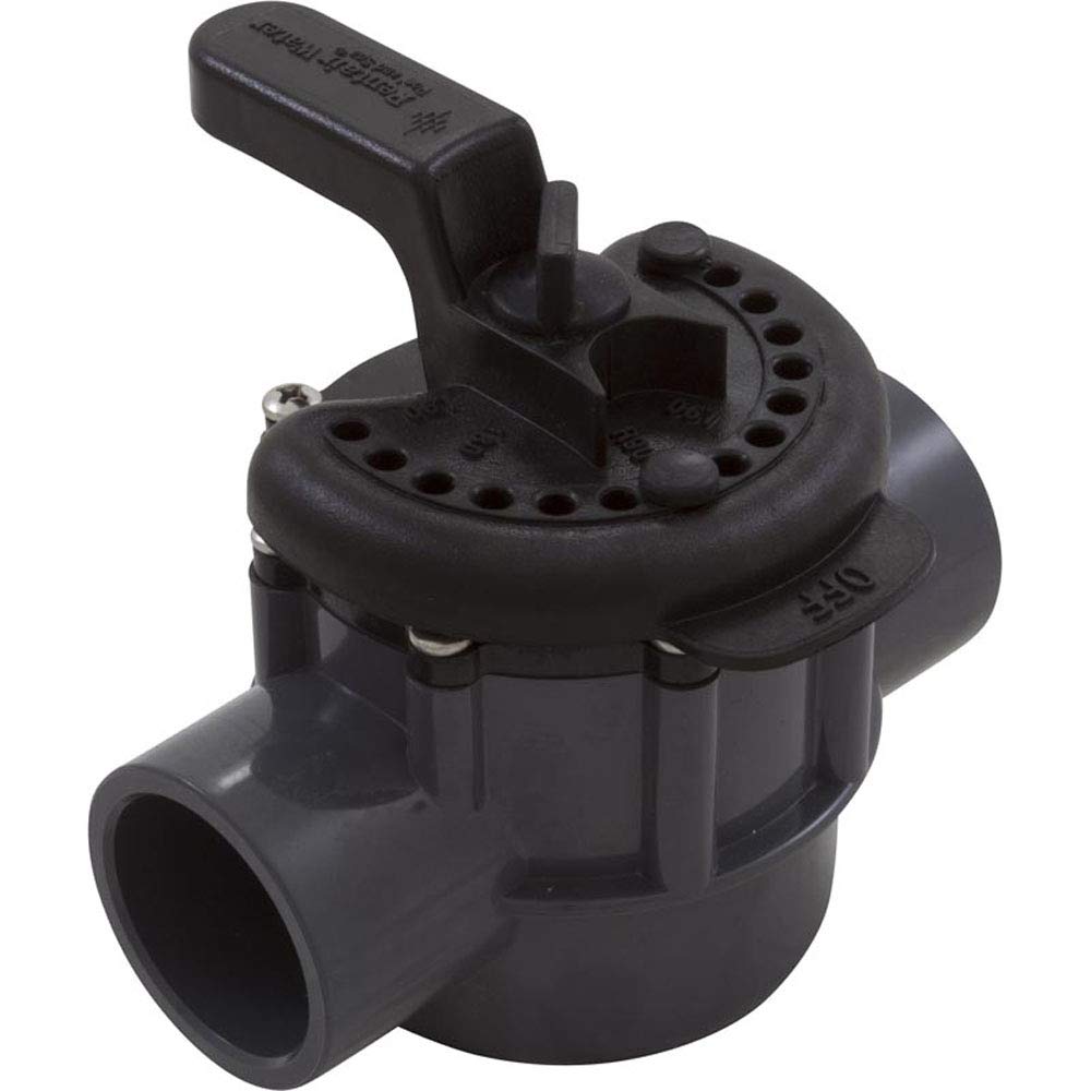 Pentair Diverter Valve 2-way PVC side view